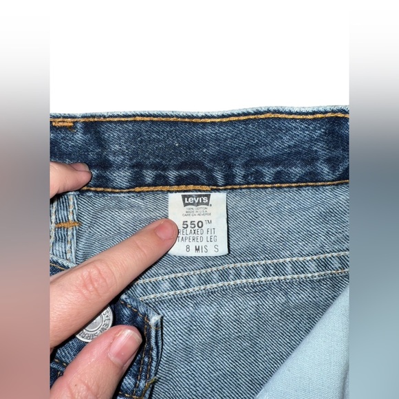 Levi’s 550 Relaxed Fit Tapered Leg Jeans Women’s Size 8 | Y2K Like MADE IN USA - Picture 9 of 9